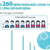 [Infographics] Đã có 260 bệnh nhân mắc COVID-19 được công bố khỏi bệnh