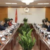 Một buổi tọa đàm thúc đẩy hợp tác thương mại Việt Nam-Hàn Quốc. (Ảnh: Trần Việt/TTXVN)