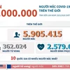 [Infographics] Gần 6 triệu người mắc COVID-19 trên thế giới