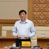 Quyền Bộ trưởng Bộ Y tế Nguyễn Thanh Long là một trong những thành viên của Ban Chỉ đạo Quốc gia phòng, chống dịch COVID-19. (Ảnh: Thống Nhất/TTXVN)