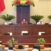 Chủ tịch Quốc hội Nguyễn Thị Kim Ngân tại Hội nghị. (Ảnh: Doãn Tấn/TTXVN)