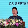 Chủ tịch Quốc hội Nguyễn Thị Kim Ngân, Chủ tịch AIPA- 41 chủ trì và phát biểu khai mạc. (Ảnh: Trọng Đức/TTXVN)