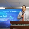 Ông Chu Tiến Dũng, Chủ tịch Hiệp hội Doanh nghiệp TP Hồ Chí Minh, phát biểu khai mạc chương trình. (Ảnh: Xuân Anh/TTXVN)