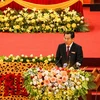 Bí thư Thành ủy Cần Thơ Lê Quang Mạnh phát biểu tại Đại hội đại biểu Đảng bộ thành phố Cần Thơ khóa XI, nhiệm kỳ 2020-2025. (Ảnh: Thanh Liêm/TTXVN)