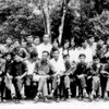Các phóng viên TTXGP tại căn cứ Trà Nô của Khu V, tháng 10/1974. (Ảnh: Tư liệu TTXGP)