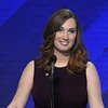 Bà Sarah McBride. (Ảnh: AFP/TTXVN)