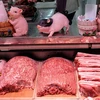 Một cửa hàng thịt lợn tại Trung Quốc. (Nguồn: Reuters)
