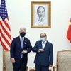 Thủ tướng Nguyễn Xuân Phúc tiếp Robert O’Brien, Cố vấn An ninh Quốc gia Hoa Kỳ. (Ảnh: Thống Nhất/TTXVN)