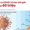 [Infographics] Số ca COVID-19 trên thế giới vượt 60 triệu