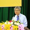 Ông Võ Tấn Thành, Phó Chủ tịch Phòng Thương mại và Công nghiệp Việt Nam, phát biểu tại Hội thảo. (Ảnh: Phạm Minh Tuấn/TTXVN)