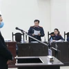 Đại diện Viện kiểm sát Nhân dân TP. Hà Nội đề nghị mức án đối với các bị cáo. (Ảnh: Doãn Tấn/TTXVN)