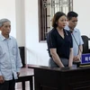 Lần thứ 3 hầu tòa, Nguyễn Thị Bình, nguyên cán bộ công tác tại Thanh tra tỉnh Hòa Bình lĩnh thêm 15 năm tù về tội "lừa đảo chiếm đoạt tài sản.” (Nguồn: baohoabinh.com.vn)