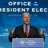 Tổng thống đắc cử Mỹ Joe Biden. (Ảnh: AFP/TTXVN)