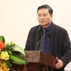 Ông Lê Hồng Vinh, Phó Chủ tịch UBND tỉnh Nghệ An phát biểu chỉ đạo hội nghị. (Ảnh: Bích Huệ/TTXVN)