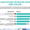 [Infographics] Hiệu quả của một số vắcxin COVID-19 trên thế giới