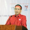 Ông Trần Quốc Hùng, Phó Chủ tịch Trung ương Hội Chữ thập Đỏ Việt Nam. (Ảnh: Quang Quyết/TTXVN)