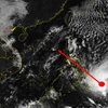 Vị trí và hướng di chuyển dự kiến của bão Dujuan. (Nguồn: nchmf.gov.vn)