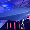 Một mô hình máy bay phản lực không người lái, giống máy bay chiến đấu của Boeing, có tên là Loyal Wingman, được trưng bày tại Avalon, Australia ngày 27/2/2019. (Nguồn: Reuters)