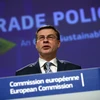 Phó Chủ tịch Ủy ban châu Âu (EC) Valdis Dombrovskis. (Ảnh: AFP/TTXVN)