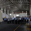 Đoàn công tác Quốc hội kiểm tra công tác an toàn trong sản xuất tại Nhà máy alumin Tân Rai Lâm Đồng. (Ảnh: Chu Quốc Hùng/TTXVN)