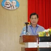 Phó trưởng Ban quản lý các Khu chế xuất, khu công nghiệp Thành phố Hồ Chí Minh Đào Xuân Đức phát biểu tại Hội nghị. (Ảnh: Xuân Anh/TTXVN)