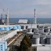 Các bể chứa nước thải nhiễm phóng xạ tại nhà máy điện hạt nhân Fukushima của Nhật Bản, ngày 3/2/2020. (Ảnh: AFP/TTXVN)