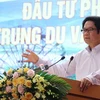 Tiến sỹ Vũ Tiến Lộc, Chủ tịch Phòng Thương mại và Công nghiệp Việt Nam VCCI phát biểu tại diễn đàn. (Ảnh: Trung Kiên/TTXVN)
