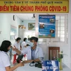 Điểm tiêm chủng vaccine phòng COVID-19 tại Trung tâm y tế thành phố Quy Nhơn. (Nguồn: baobinhdinh)