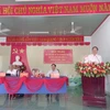 Trưởng ban Kinh tế Trung ương Trần Tuấn Anh tiếp xúc cử tri tại Khánh Hòa. (Nguồn: dangcongsan)