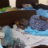 Bệnh nhân mắc COVID-19 điều trị tại bệnh viện ở Chennai, Ấn Độ, ngày 13/5. (Ảnh: THX/TTXVN)