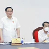 [Photo] Chủ tịch Quốc hội Vương Đình Huệ làm việc với Ban Dân nguyện 