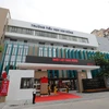 Trường Tiểu học Kim Đồng, quận Ba Đình, công trình cấp thành phố chào mừng Bầu cử Đại biểu Quốc Hội khóa XV và Đại biểu HĐND các cấp nhiệm kỳ 2021-2026. (Ảnh: Thanh Tùng/TTXVN)
