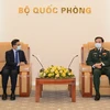 Thượng tướng Phan Văn Giang tiếp Đại sứ Pranay Verma. (Nguồn: qdnd)