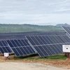 Nhà máy điện mặt trời Hà Đô Ninh Phước chính thức đưa vào vận hành thương mại. (Ảnh: Công Thử/TTXVN)