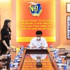 Thứ trưởng Bộ GD&ĐT Nguyễn Hữu Độ làm việc với Ban Chỉ đạo thi tốt nghiệp THPT quận Hoàn Kiếm, Hà Nội. (Ảnh: Thành Đạt/TTXVN)