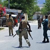 Lực lượng an ninh Afghanistan trong chiến dịch truy quét phiến quân Taliban tại tỉnh Laghman ngày 24/5 vừa qua. (Ảnh: AFP/TTXVN)