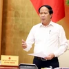 Phó Thủ tướng Lê Văn Thành phát biểu chỉ đạo. (Ảnh: Phạm Kiên/TTXVN)
