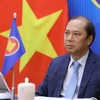 Thứ trưởng Bộ Ngoại giao Nguyễn Quốc Dũng, Trưởng SOM ASEAN Việt Nam dự. (Ảnh: Nguyễn Điệp/TTXVN)