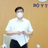 Bộ trưởng Bộ Y tế Nguyễn Thanh Long, Trưởng Ban Chỉ đạo chiến dịch tiêm chủng vaccine phòng COVID-19. (Ảnh: Minh Quyết/TTXVN)