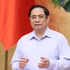 Thủ tướng Phạm Minh Chính yêu cầu lãnh đạo các tỉnh, thành phải dành ưu tiên cao nhất cho mục tiêu phòng, chống dịch; đặt sức khỏe, tính mạng của nhân dân lên trên hết. (Ảnh: Dương Giang/TTXVN)