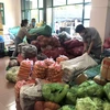Nhiều hàng hóa nông sản, thực phẩm của nông dân Bình Định gửi tặng nhân dân Thành phố Hồ Chí Minh. (Ảnh: Nguyên Linh/TTXVN)