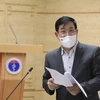 Ông Lương Ngọc Khuê, Cục trưởng Cục Quản lý khám chữa bệnh thuộc Bộ Y tế phát biểu. (Ảnh: Minh Quyết/TTXVN)