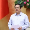 Thủ tướng Phạm Minh Chính phát động phong trào thi đua đặc biệt. (Ảnh: Dương Giang/TTXVN)