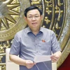 [Photo] Chủ tịch Quốc hội chủ trì cuộc họp Việt Nam tham dự AIPA 42 