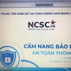 Trang web cẩm nang "Bảo đảm an toàn thông tin trong đại dịch COVID-19." Ảnh chụp màn hình.