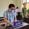 Bị cáo Duy tại phiên tòa. (Ảnh: TTXVN phát)