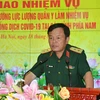 Trung tướng Trần Duy Giang phát biểu tại buổi giao nhiệm vụ. (Nguồn: mod.gov)