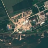  Hình ảnh từ vệ tinh GeoEye cho thấy tổ hợp hạt nhân Yongbyon ở Triều Tiên, ngày 22/8/2012. (Ảnh: AFP/TTXVN)
