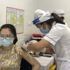 Bệnh viện Phụ sản thành phố Cần Thơ được phân công tiêm ngừa vaccine COVID-19 cho 1.000 thai phụ trên địa bàn thành phố. (Ảnh: TTXVN phát)