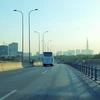Phương tiện đi trên cao tốc Thành phố Hồ Chí Minh-Long Thành-Dầu Giây. (Ảnh: Tiến Lực/TTXVN)